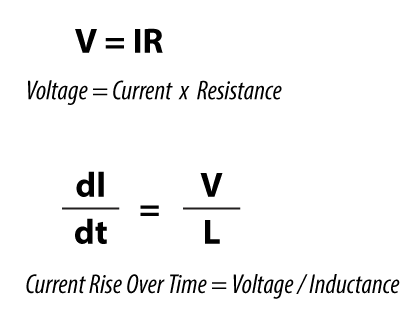 Relationship Between Current Rise and Inductance