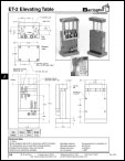 Barrington Automation ET-2 Elevating Tables