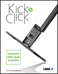 Linak Deskline Kick and Click Easy Desk Assembly