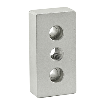 15 Series 3 Hole - Center Tap Base Plate: 1.50" x 3.00" with 1/2-13 Tap (2135)