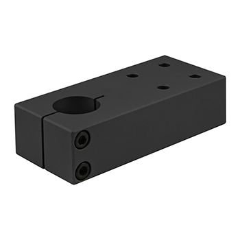 10 Series 1" Single Shaft Pre-Drilled Stanchion Mounting Plate (5415-BLACK)