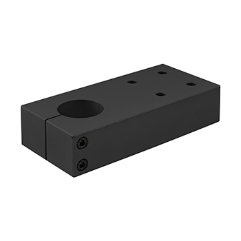 15 Series 1.5" Single Shaft Pre-Drilled Stanchion Mounting Plate (5475-BLACK)
