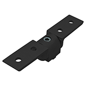 25 Series 0 Degree Standard Structural Pivot Assembly with Dual in L in Arms (25-4153-BLACK)