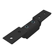 25 Series Universal Standard Structural Pivot Assembly with Dual in L in Arms (25-4156-BLACK)