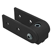 25 Series 0 Degree Standard Structural Pivot Assembly with Dual Straight Arms (25-4197-BLACK)