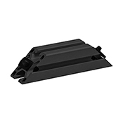 1515-LS-BLACK 45 Degree Support, 6 in Long (2539-BLACK)