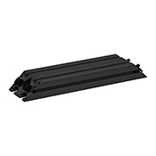 1530-LS-BLACK 45 Degree Support, 12 in Long (2552-BLACK)