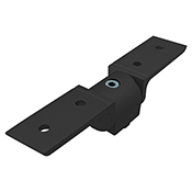 40 Series 0 Degree Standard Structural Pivot Assembly with Dual in L in Arms (40-4353-BLACK)