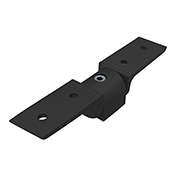 40 Series 90 Degree Standard Structural Pivot Assembly with Dual in L in Arms (40-4354-BLACK)