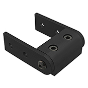 10 Series Universal Right Angle Structural Pivot Assembly with Dual Straight Arms (4006-BLACK)