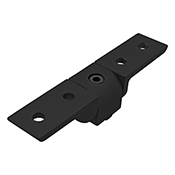 10 Series 0 Degree Right Angle Structural Pivot Assembly with Dual in L in Arms (4007-BLACK)