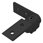 10 Series 90 Degree Standard Structural Pivot Assembly with Straight and in L in Arm (4158-BLACK)
