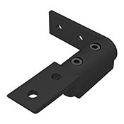 10 Series Universal Standard Structural Pivot Assembly with Straight and in L in Arm (4159-BLACK)