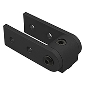 10 Series 0 Degree Standard Structural Pivot Assembly with Dual Straight Arms (4197-BLACK)