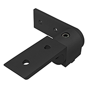 15 Series 0 Degree Standard Structural Pivot Assembly with Straight and in L in Arm (4357-BLACK)
