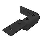 15 Series Universal Standard Structural Pivot Assembly with Straight and in L in Arm (4359-BLACK)