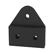 15 Series 3 Hole - Recessed Triangular Pivot Plate (4392-BLACK)
