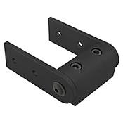 15 Series Universal Standard Structural Pivot Assembly with Dual Straight Arms (4395-BLACK)