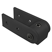 15 Series 90 Degree Standard Structural Pivot Assembly with Dual Straight Arms (4398-BLACK)