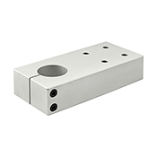 15 Series 1.5 in Single Shaft Pre-Drilled Stanchion Mounting Plate (5475)