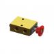 3 Way, Palm Button, Manual Return Control Valve with 1/8