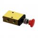 3 Way, Panel Mount, Manual Return Control Valve with 1/4
