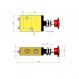 3 Way, Panel Mount, Spring Return Control Valve with 1/4