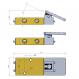 3-Way, Foot Pedal, 1/2