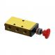 4 Way, Panel Mount, Manual Return Control Valve with 1/8