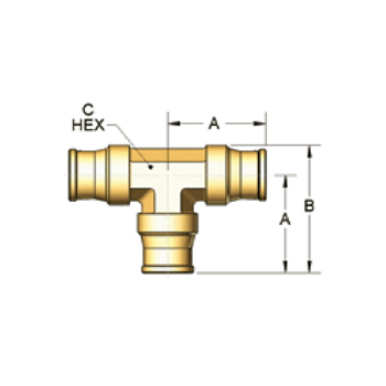 C-Tee, DOT Union (AQ64-DOT-5/32)