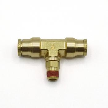 Tee, Swivel Male Branch, 3/8" X (AQ72-DOTS-6X2)