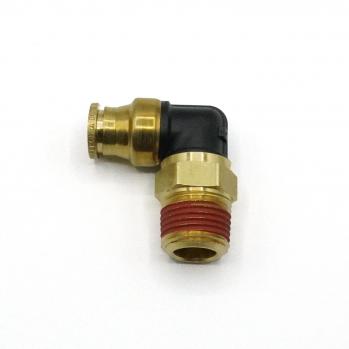 C-DOT Elbow Male, Swivel Push-In (PAQ69-DOTS-8X8)