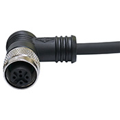 RC12 - M12/FM 90/3 PIN, PVC, 2.0M (RC12-AFM030-0220C10A)