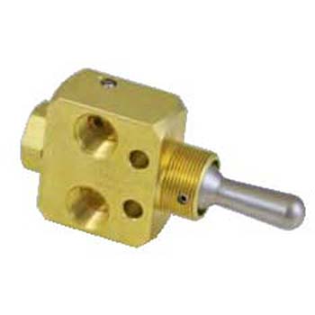 Fill & Bleed Valve, Detented/Detented, Full Flow, 1/8