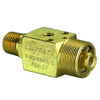 2-Way Air-Piloted N-C Poppet Valve, 1/8