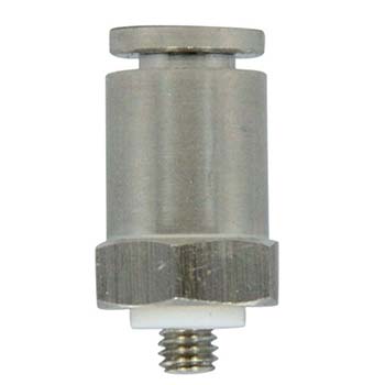 S/S Mini. Push-Quick Fitting, Female Connector, 1/4