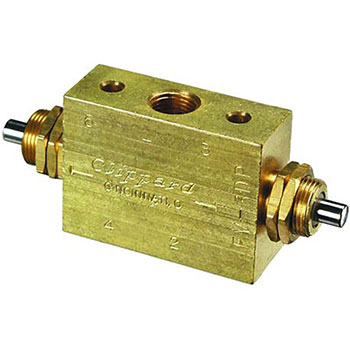 3-Way Spool Double Plunger 2 Position Valve, G1/8 (M-FV-3DP)