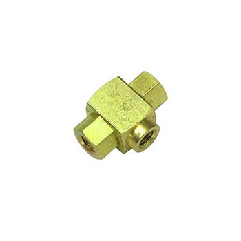 Shuttle Valve, All Ports #10-32 Female (MSV-1FFF)