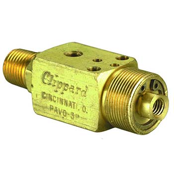 3-Way Air-Piloted N-O Spool Valve, 1/8