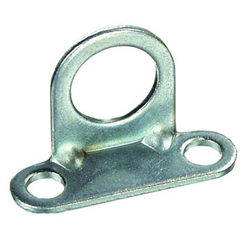 Steel, Zinc-Plated  Foot Bracket, 0.484