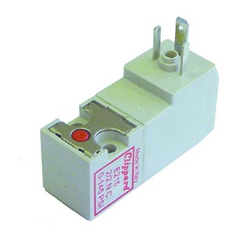 15 mm N.C. 3-way Valve, DIN Conn, 0.043