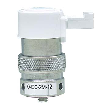 2-Way Elec. Valve, N-C, Manifold Mount, Pin Connector, 12 VDC, Oxygen (O-EC-2M-12-L)