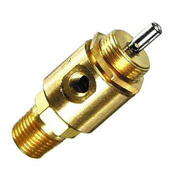 3-Way Stem  Valve, Normally-Closed, 1/8