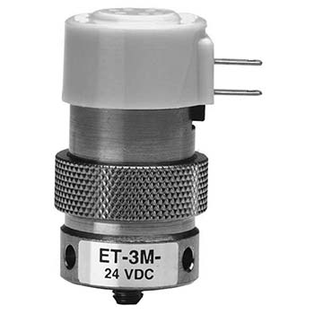 3-Way Elec. Valve, N-C, Manifold Mount, Spade Term., 12 VDC (CR-ET-3M-12)