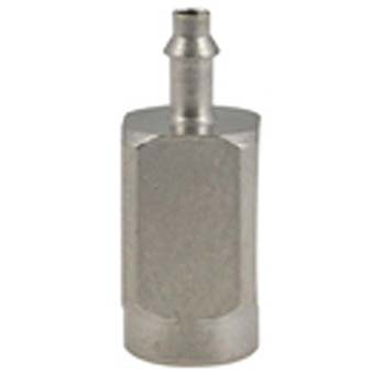 #10-32 Female to Barb Connector, 1/8
