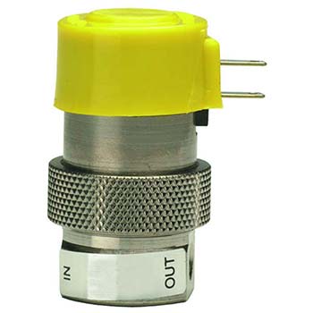 2-Way Elec Valve, Norm-Closed, Low Pres/High Flow, 12 VDC, Metric (M-ET-2-12-H)