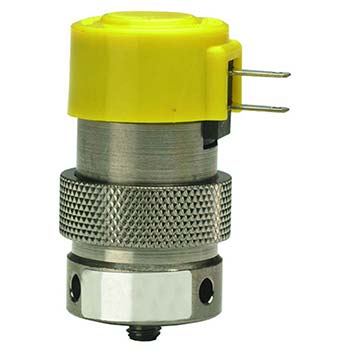 2-Way Elec. Valve, N-C, Manifold Mount, Spade Term., 12 VDC, Metric (M-ET-2M-12)