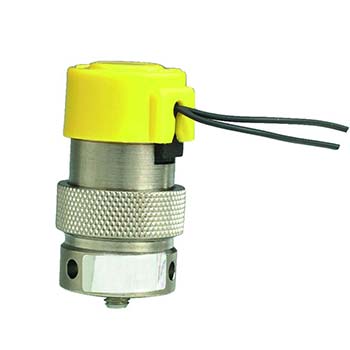 2-Way Elec. Valve, N-C, Manifold Mount, Wire Leads, 24 VDC, Metric (M-EV-2M-24-H)