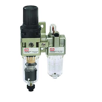 #10-32 Stacking Filter-Regulator-Lubricator, 85 l/min (MMFRLS-1N)