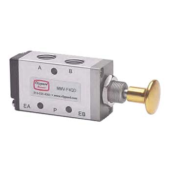 3-Way, 3 Port Detented Push/Pull Valve (MMV-P3QD)